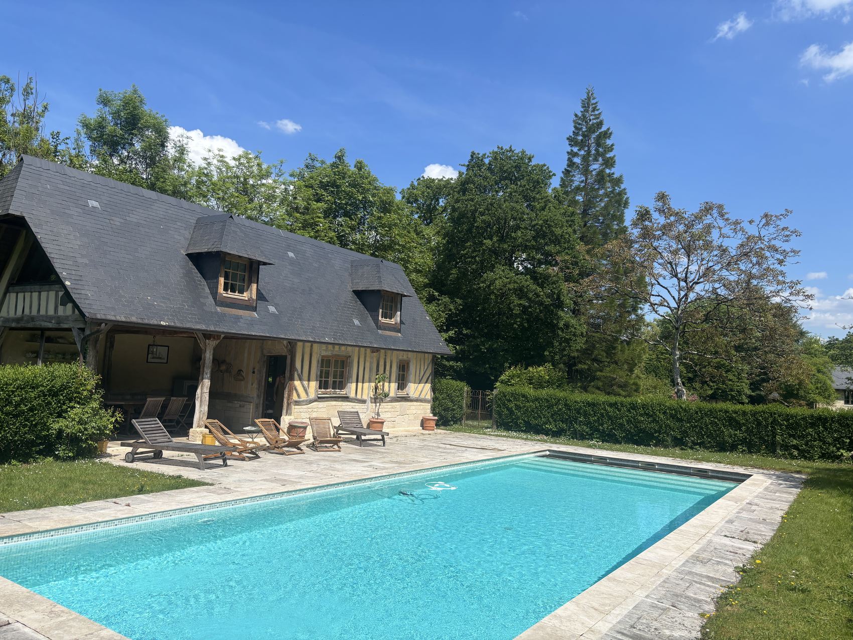 Jardin terrasse et piscine