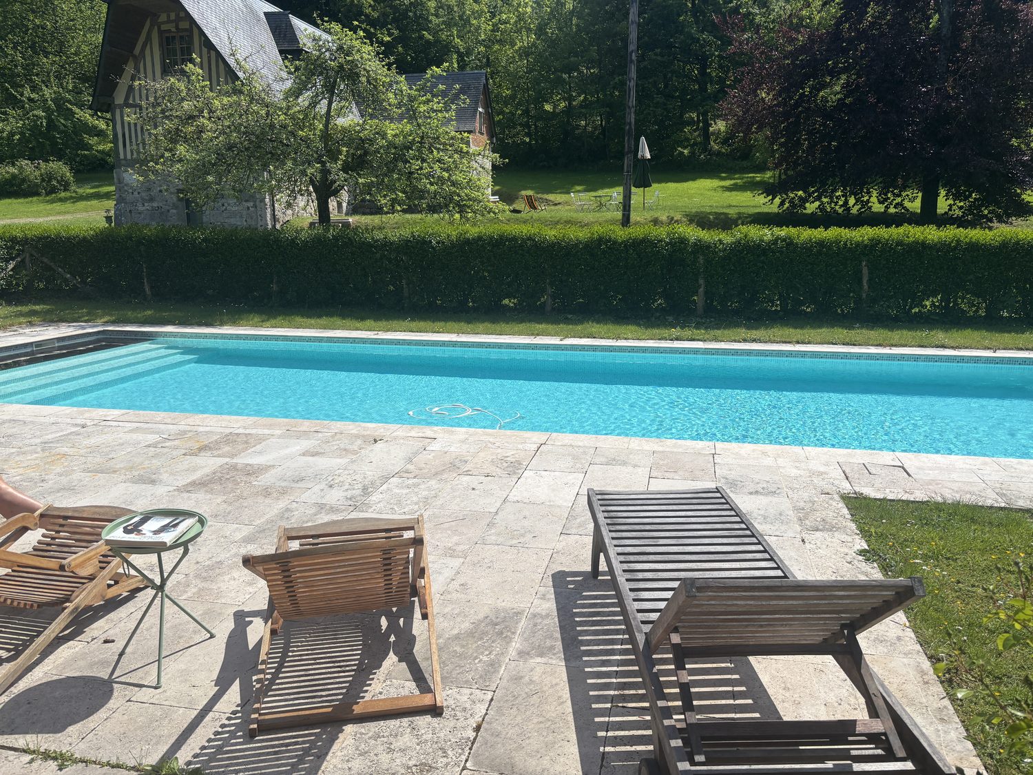 Piscine chauffee de La Becassiere